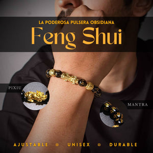 PULSERA FENG SHUI OBSIDIANA 🎁OFERTA ESPECIAL🎁