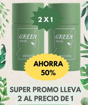 🎁PROMOCIÓN 2X1🎁 MASCARILLA DE LIMPIEZA PROFUNDA DE TÉ VERDE - GREEN MASK