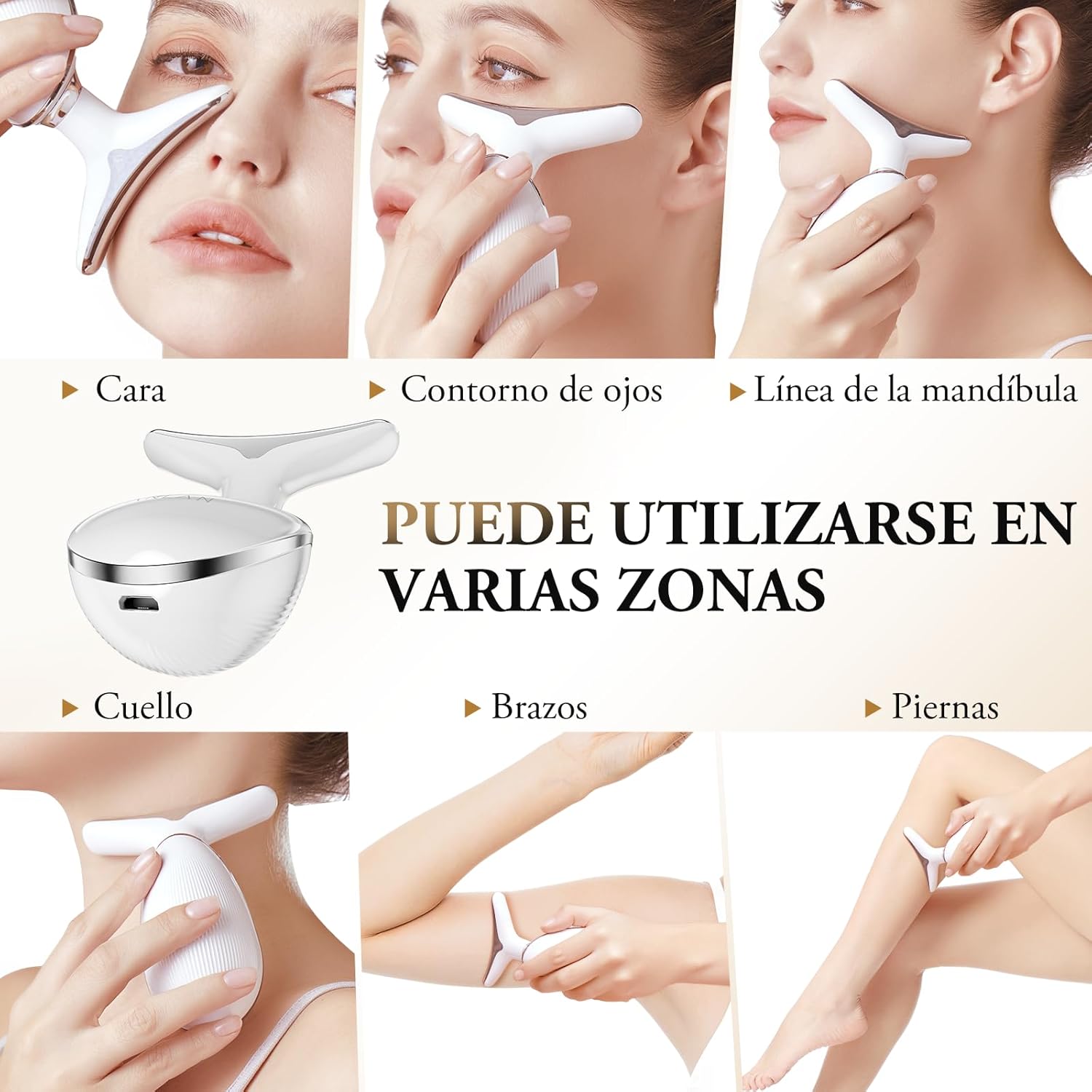 Masajeador y Rejuvenecedor total: RejuveSkin Pro