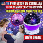 PROYECTOR GIRATORIO DE ESTRELLAS✨