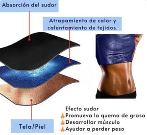 🎁Promoción del 50%🎁 Camiseta Faja Efecto Sauna: Para Hombres y Mujeres