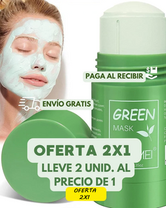 🎁PROMOCIÓN 2X1🎁 MASCARILLA DE LIMPIEZA PROFUNDA DE TÉ VERDE - GREEN MASK